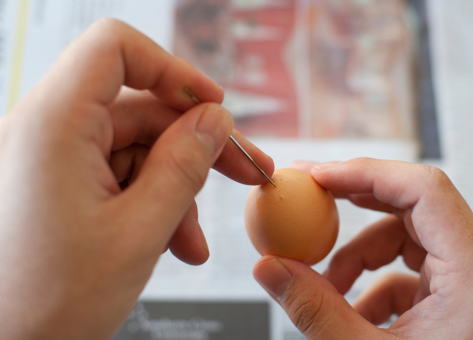 How to Make a Hole in an Egg Without Cracking It